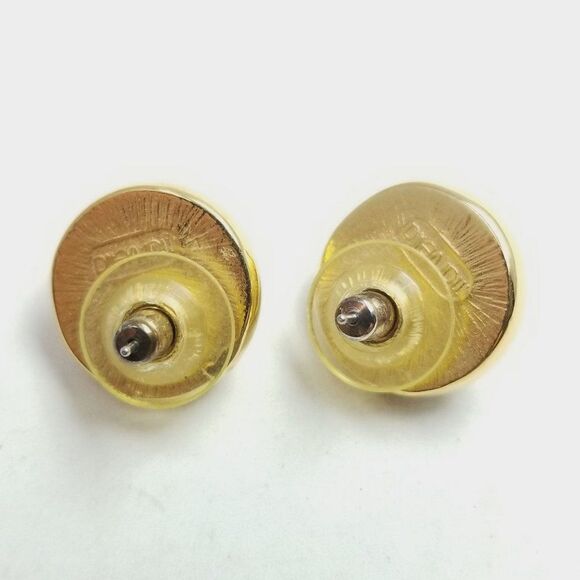 Vintage Marvella Faux Pearl and Rhinestone Halo Stud Earrings, Classic Classy - Picture 3 of 7